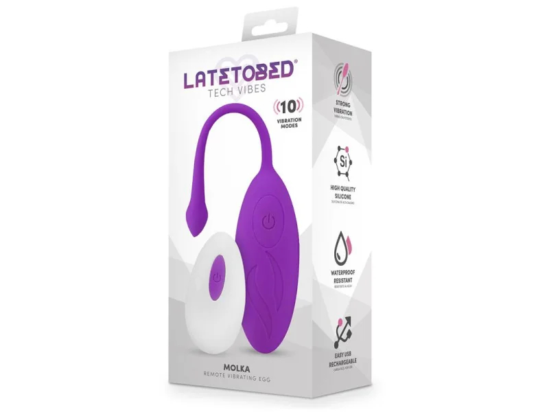 Molka Huevo Vibrador con Control Remoto