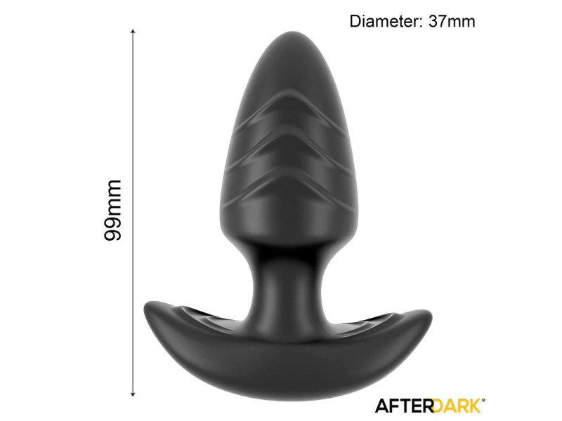 Frank Plug Anal con Vibracion y Rotacion 360º y Control Remoto
