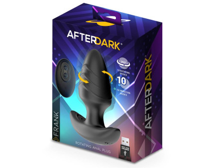 Frank Plug Anal con Vibracion y Rotacion 360º y Control Remoto