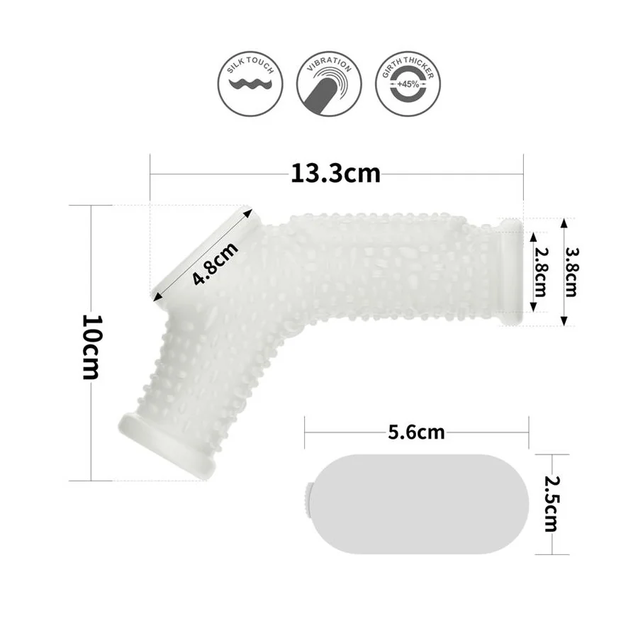 Funda el Pene y Testiculos con Vibracion Drip Knights