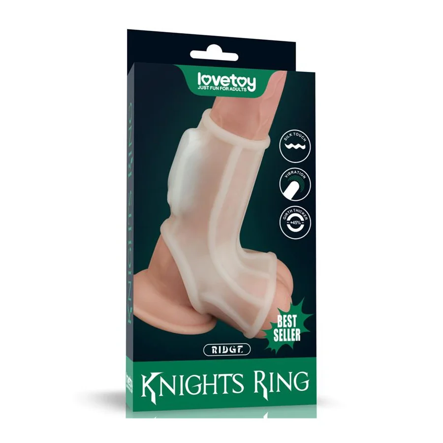 Funda el pene y testiculos con vibracion Ridge Knights