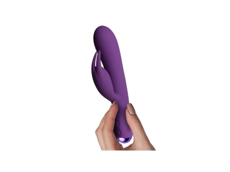 Flutter Rabbit Vibrador con Conejito 2 Motores Purpura
