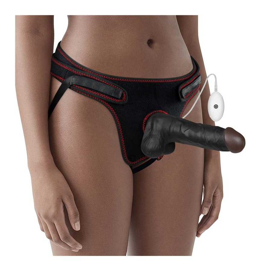 Arnes Ajustable con Dildo 10 Funciones 75