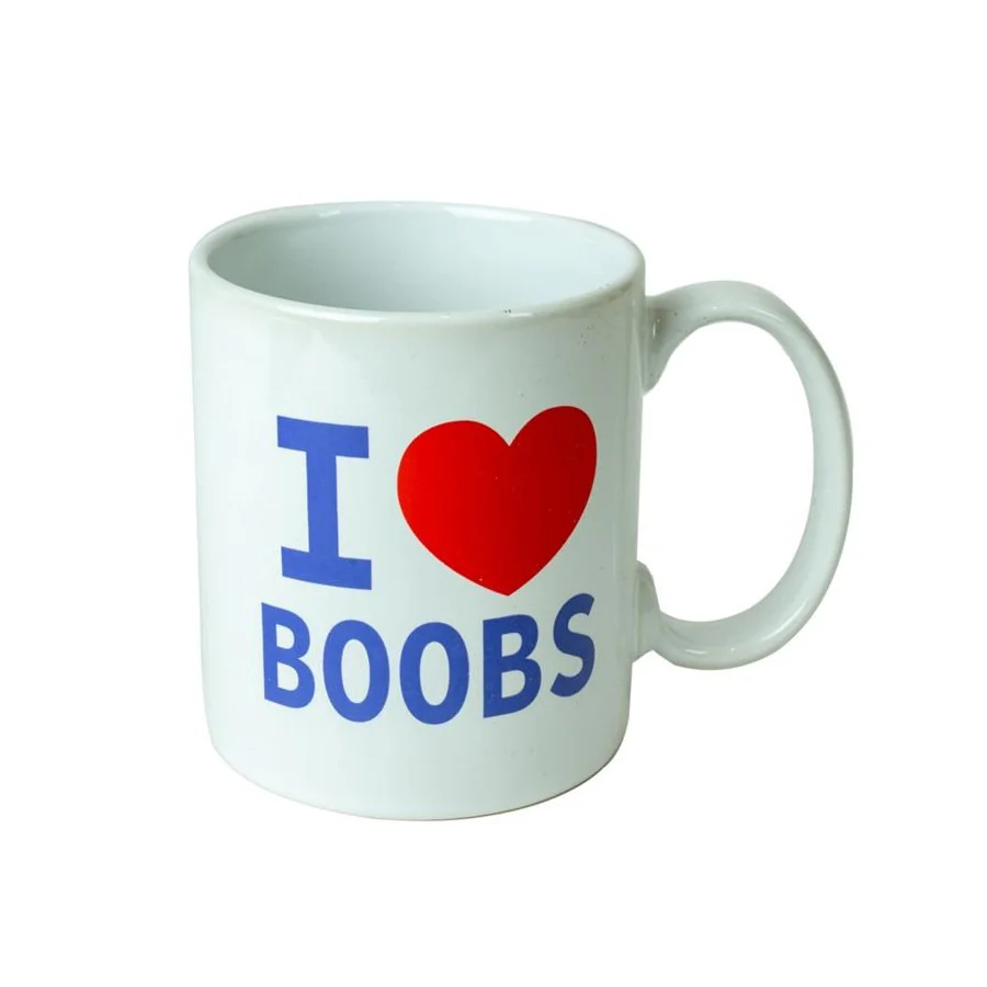 Taza de Ceramica I Love Boobs