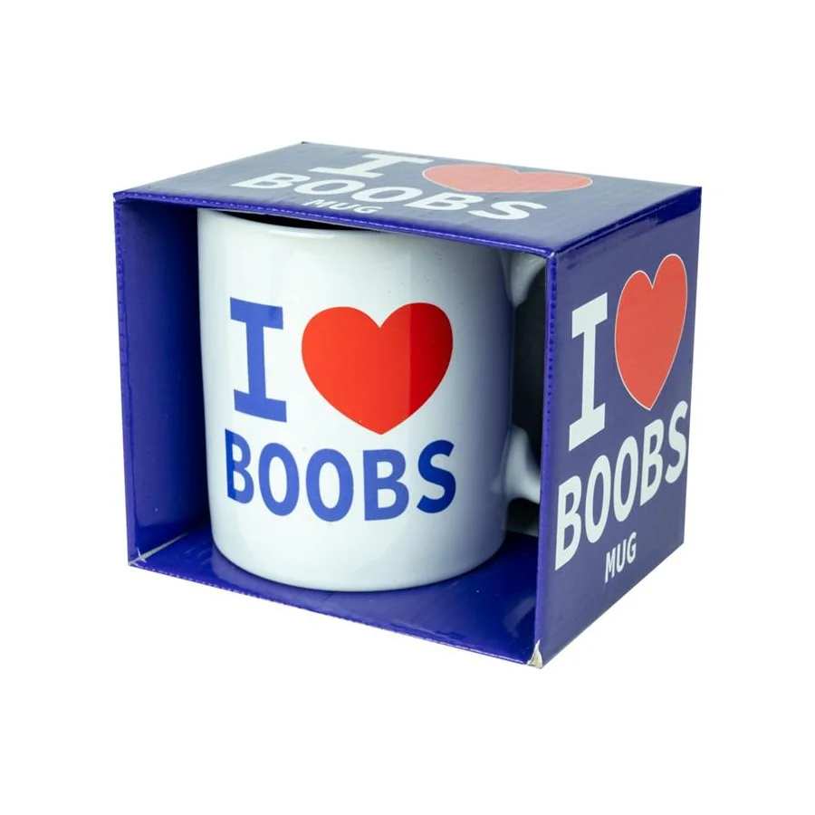 Taza de Ceramica I Love Boobs