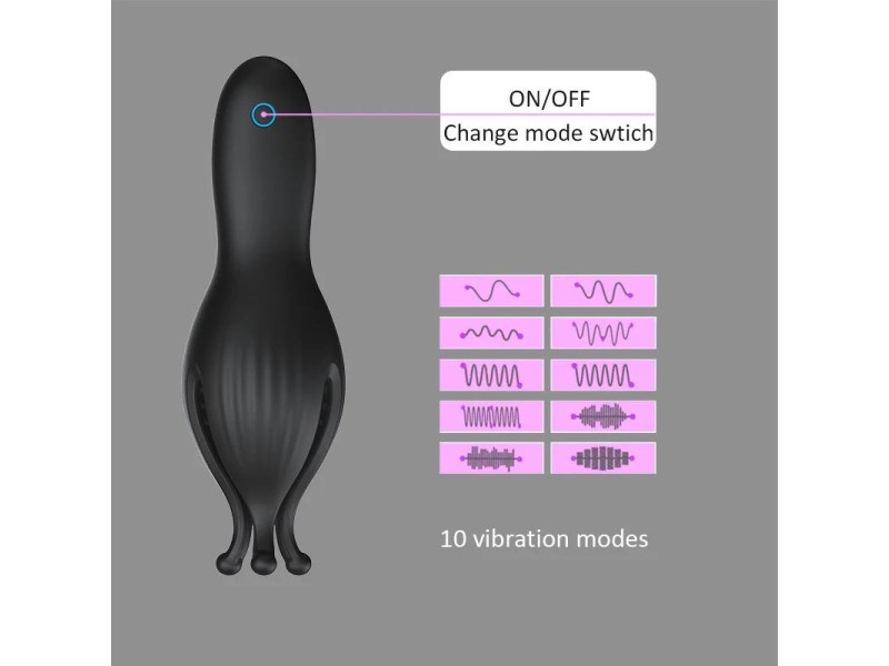 Krone Copa Masturbadora para el Pene Silicona USB
