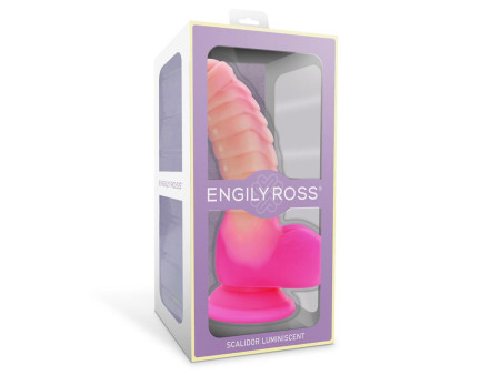 Scalidor Dildo Unicorn Brilla en la Oscuridad Silicona Liquida 18 cm