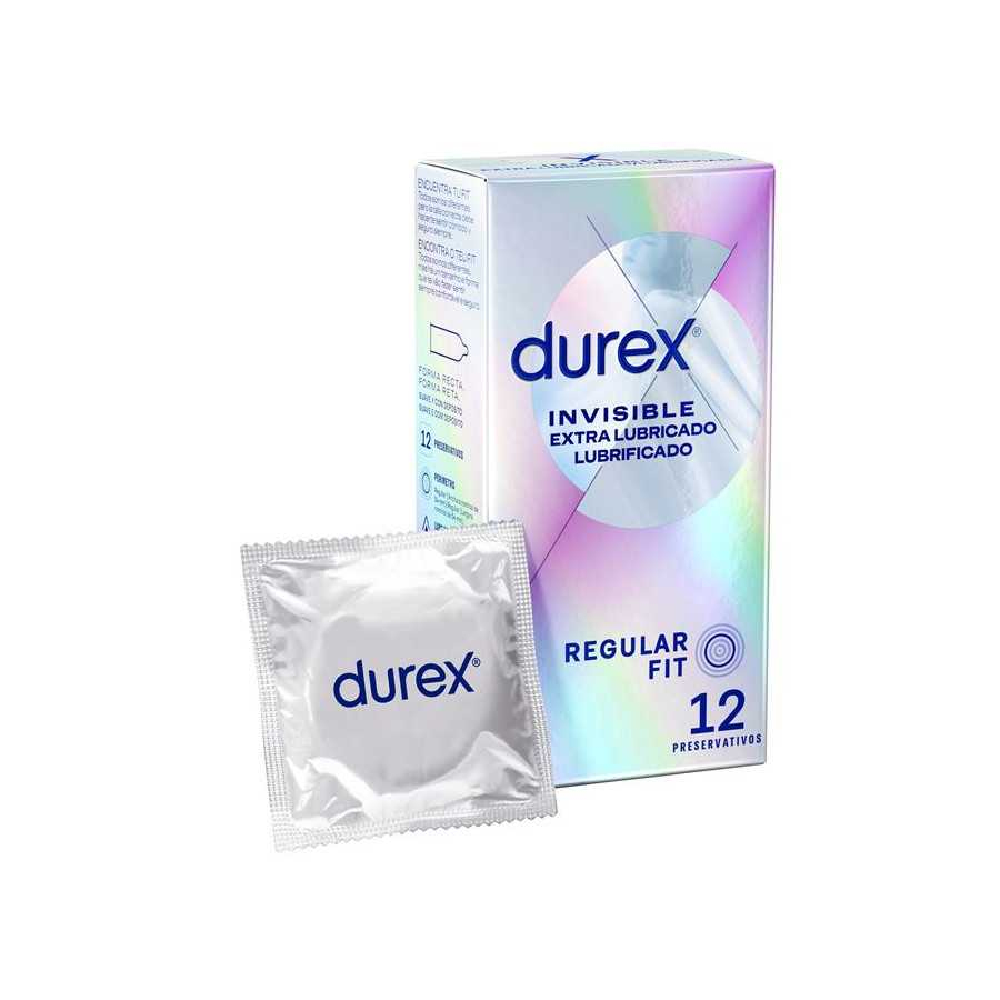 Preservativos Invisible Extra Lubricacion 12ud