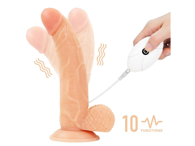 Arnes con Dildo con Vibracion y Control Remoto 85
