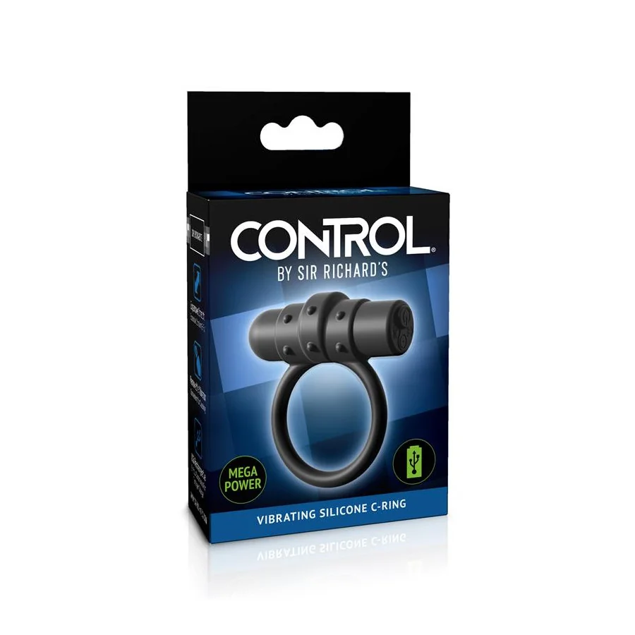 Anillo Vibrador Silicona Recargable Control Vibrating C Ring Anillo Vibrador Silicona Recargable Control Vibrating C Ring