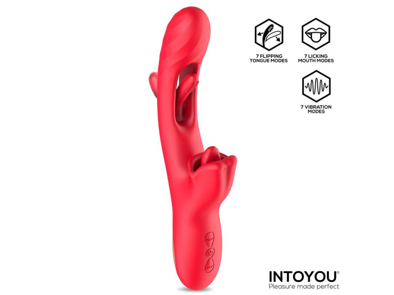 Grant Vibrador con Flipping y Lengua Licking 360º