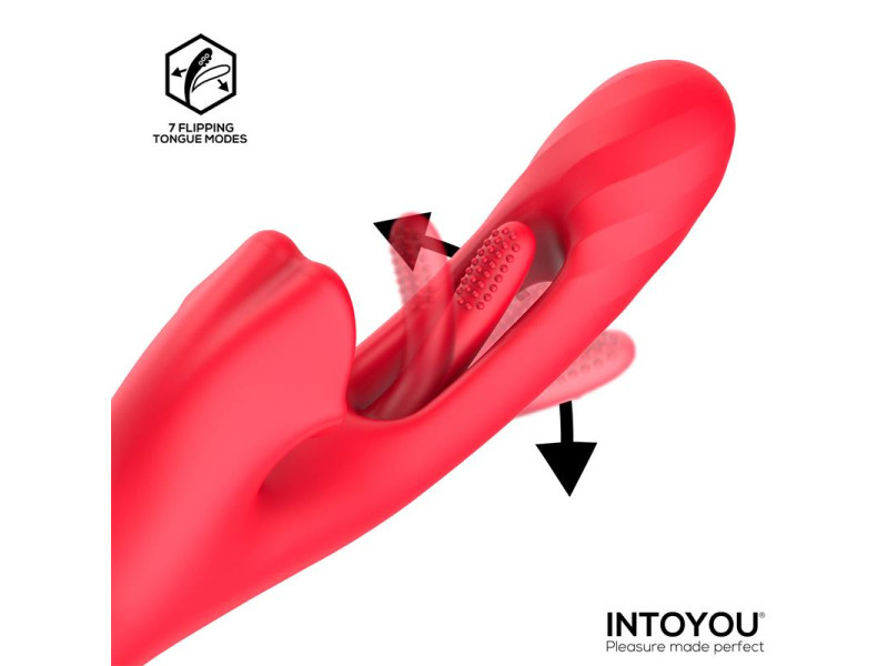 Grant Vibrador con Flipping y Lengua Licking 360º