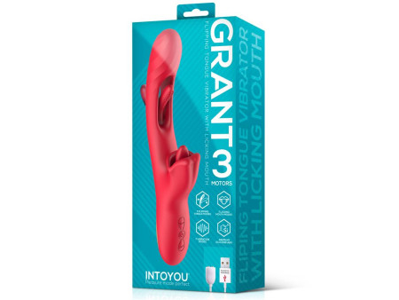 Grant Vibrador con Flipping y Lengua Licking 360º