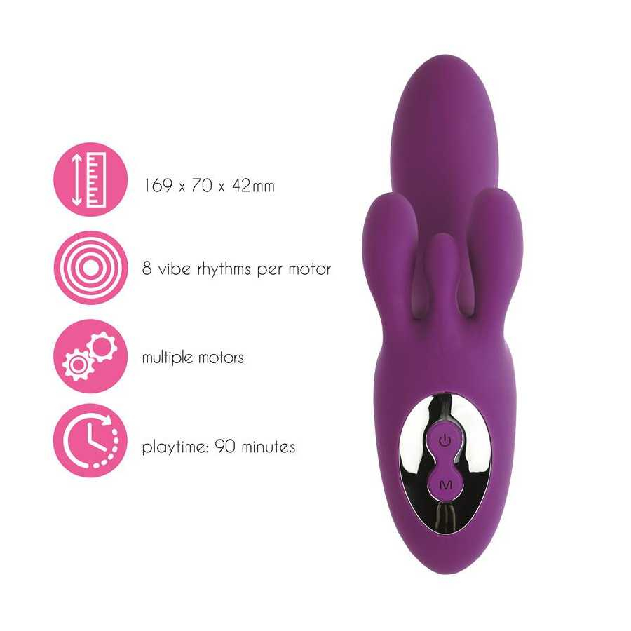 Trivibe G Spot Vibrador Triple Estimulacion