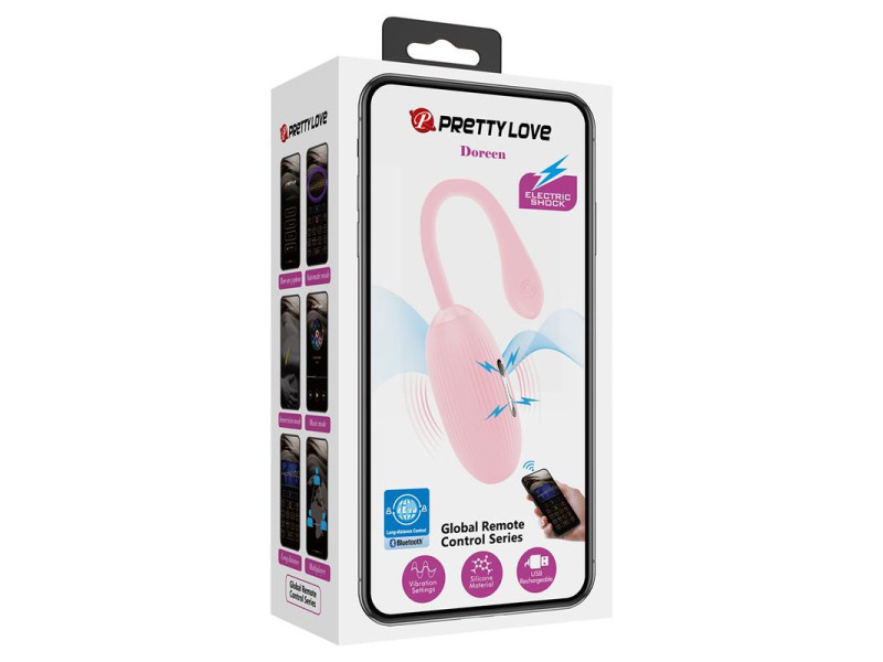 Doreen Huevo Vibrador con Electro Shock y APP