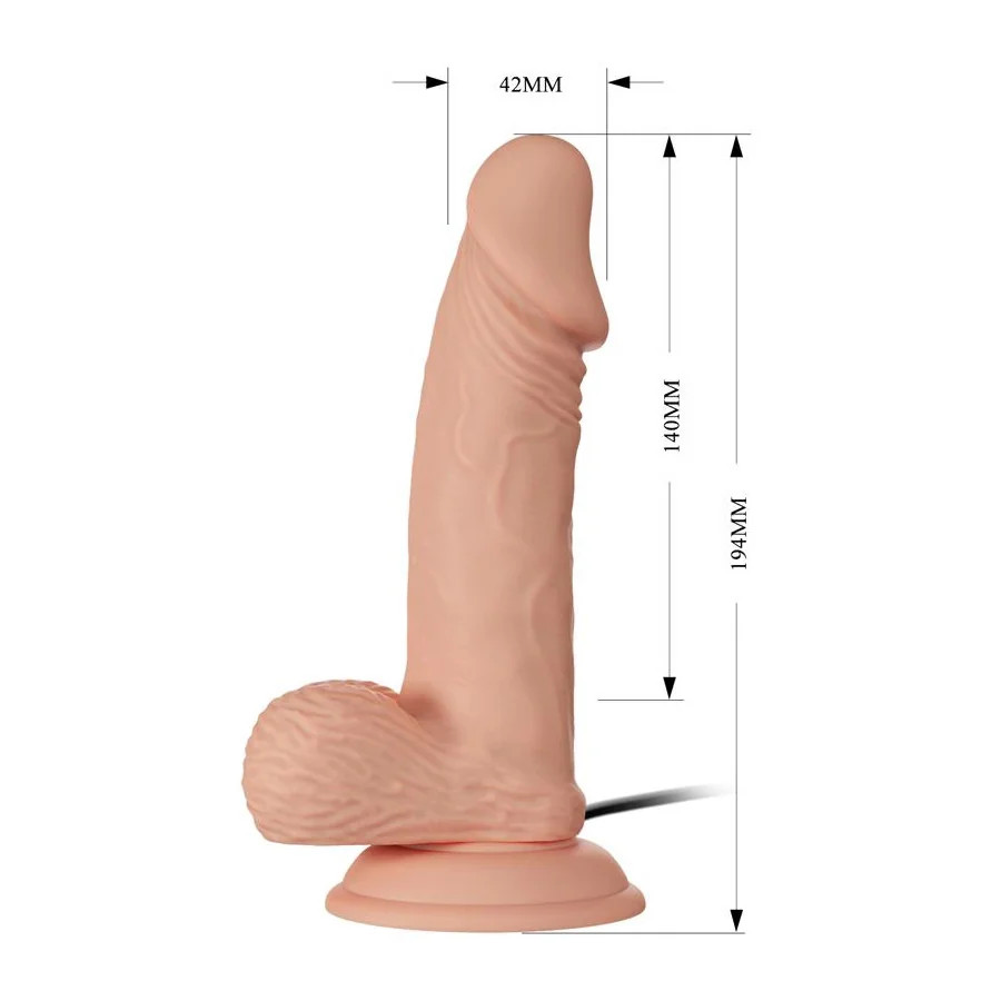 Vibrador Realista 76 Control Remoto