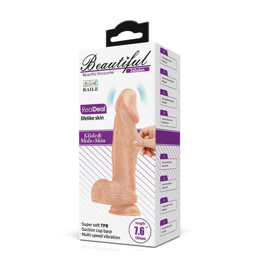 Vibrador Realista 76 Control Remoto