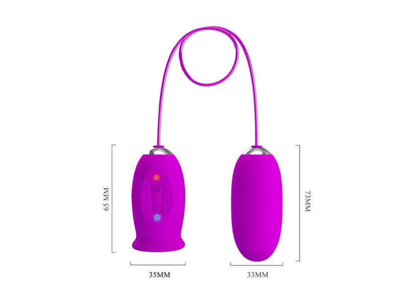 Daisy Huevo Vibrador y Estimulador con Lengua