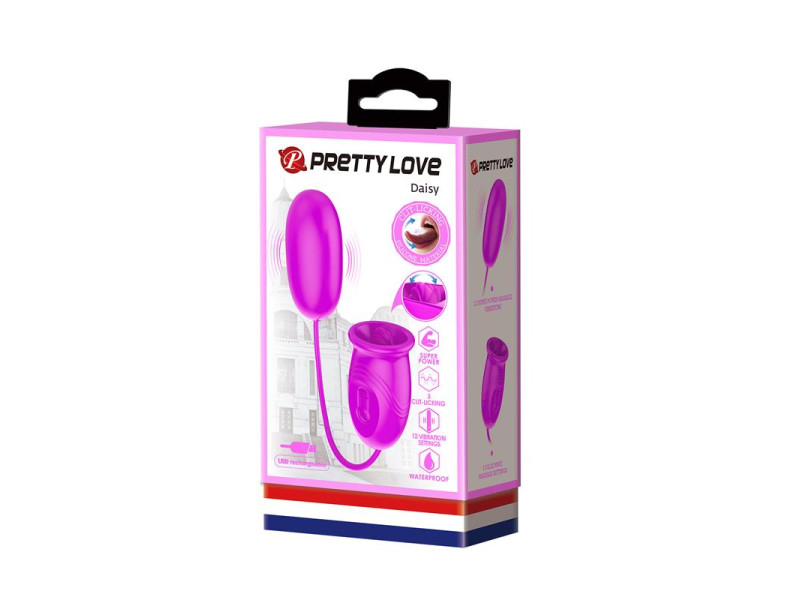 Daisy Huevo Vibrador y Estimulador con Lengua