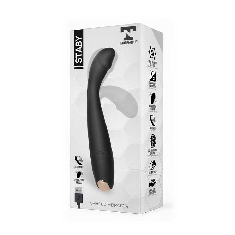 Staby Vibrador Silicona Flexible Bendable