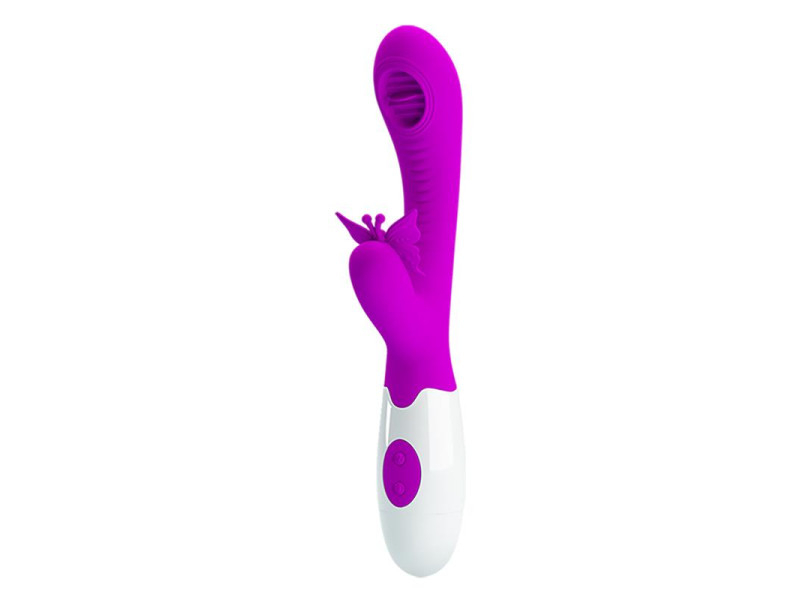 Moth Vibrador con Lengua Tickling