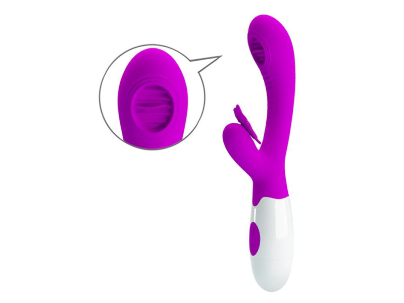Moth Vibrador con Lengua Tickling
