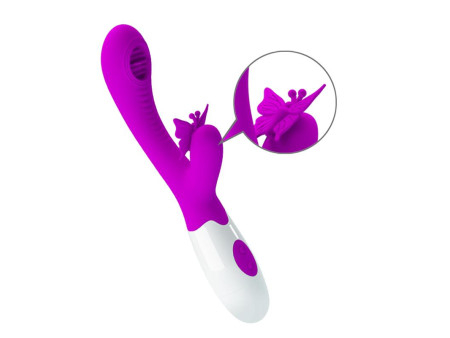 Moth Vibrador con Lengua Tickling