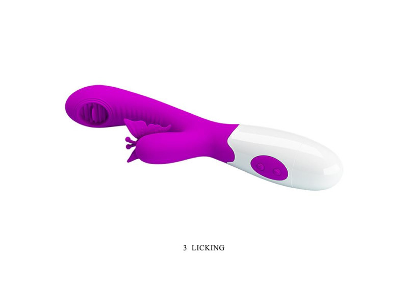 Moth Vibrador con Lengua Tickling