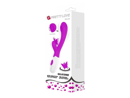 Moth Vibrador con Lengua Tickling