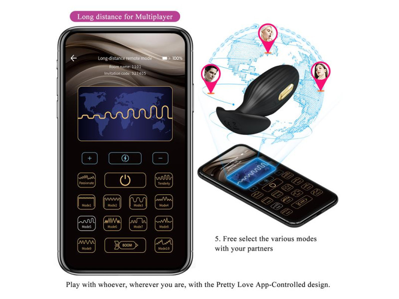 Jefferson Plug Anal con Electroshock y APP