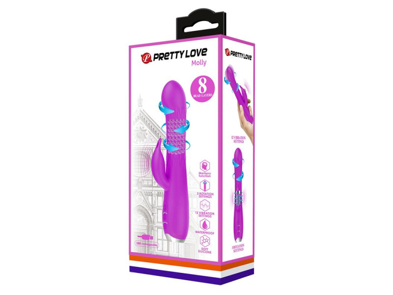 Molly Vibrador con Rotacion