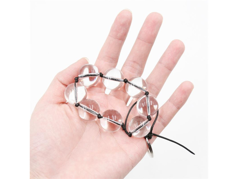 Cadena Anal con Bolas de Cristal 4 Tamanos