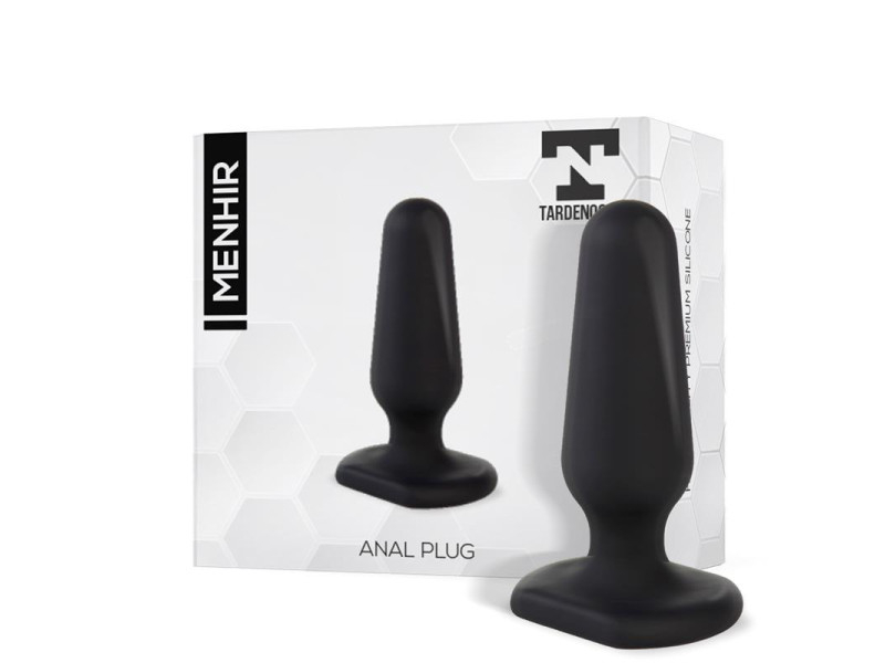Menhir Plug Anal Silicona Negro Menhir Plug Anal Silicona Negro