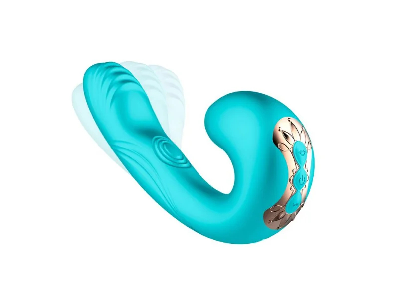 Hydra Vibrador con Pulsacion y Lengua Estimuladora de Clitoris 3 Motores USB