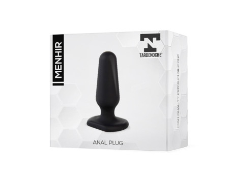 Menhir Plug Anal Silicona Negro