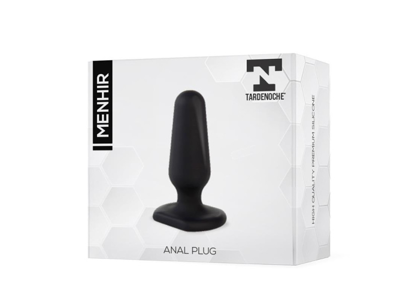 Menhir Plug Anal Silicona Negro
