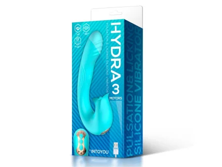 Hydra Vibrador con Pulsacion y Lengua Estimuladora de Clitoris 3 Motores USB