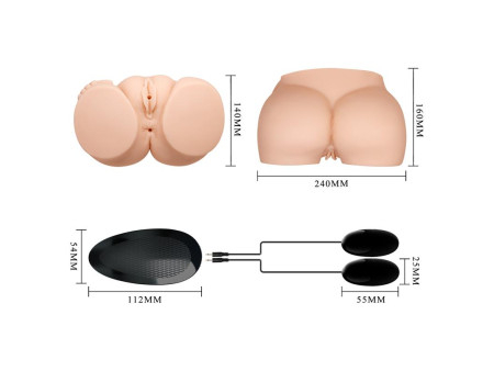 Masturbador Vagina y Ano con Vibracion Masturbador Vagina y Ano con Vibracion