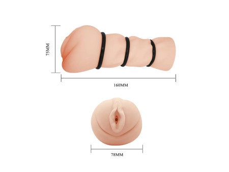 Pocket Pussy Masturbador Vagina 3D Pocket Pussy Masturbador Vagina 3D