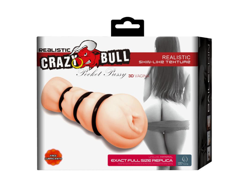 Pocket Pussy Masturbador Vagina 3D