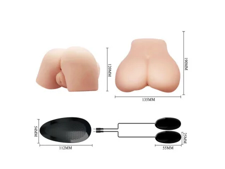 Masturbador Vagina y Ano con Vibracion