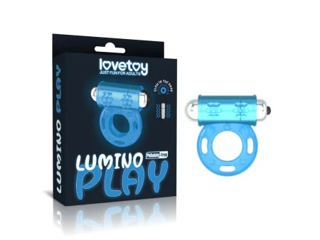 Lumino Play Anillo Vibrador Luz Azul Lumino Play Anillo Vibrador Luz Azul