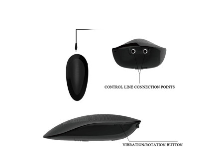 Oliver Dildo Realista con Vibracion y Rotacion Control Remoto