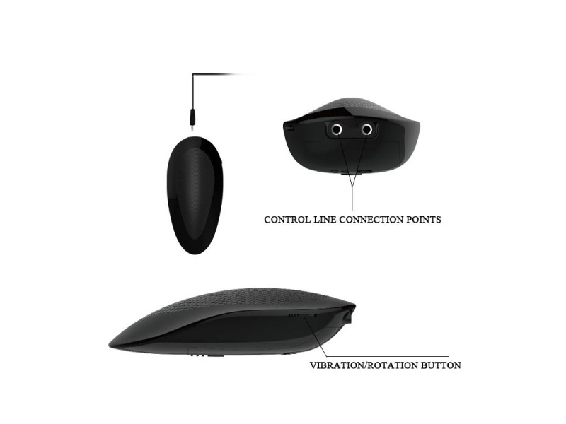 Oliver Dildo Realista con Vibracion y Rotacion Control Remoto