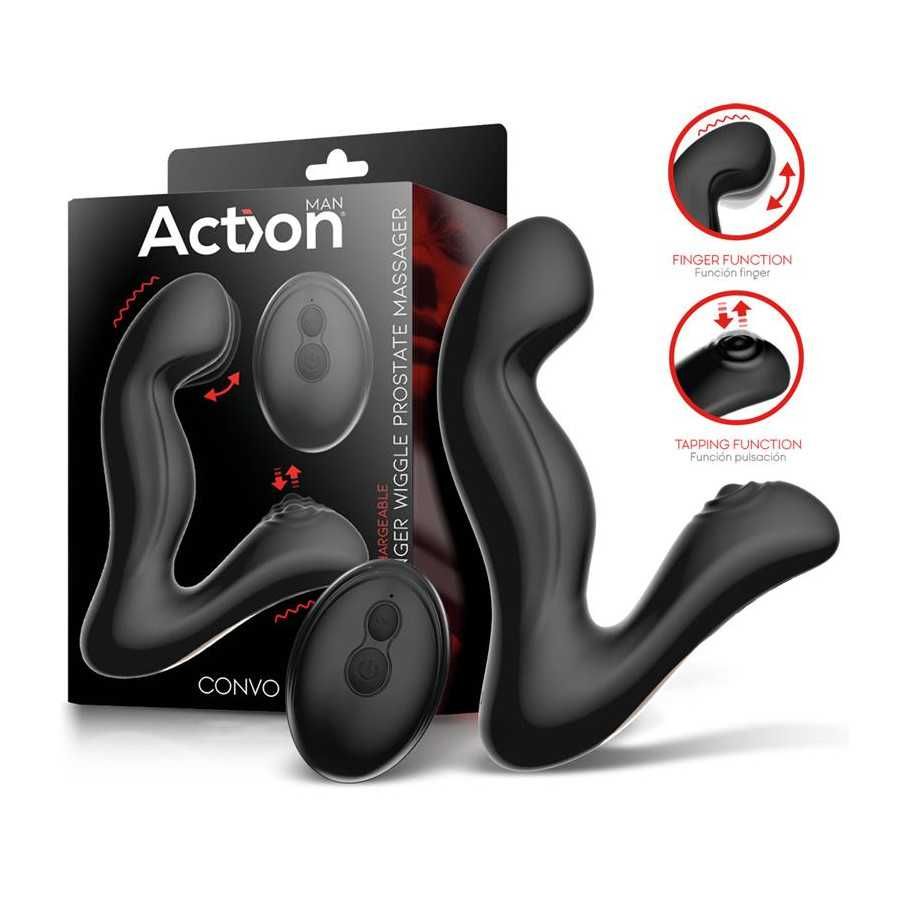 Convo Prostate Stimulator with Tapping and Finger Wiggle Function