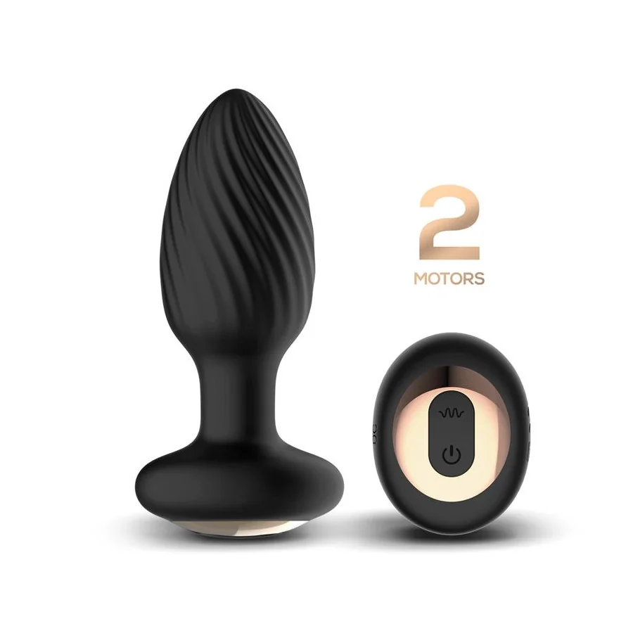 Drago Plug Anal Vibracion Movimiento Twister 360º y Control Remoto
