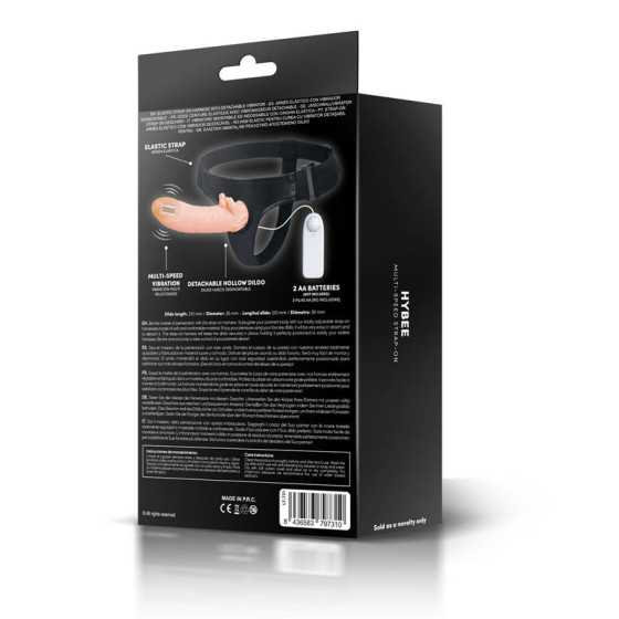 Hybee Dildo con Dildo Realista Hueco y Vibracion con Control Remoto