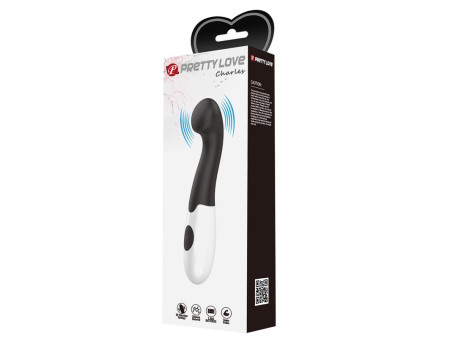 Vibrador Charles 30 funciones Negro Vibrador Charles 30 funciones Negro