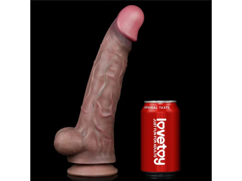 Dildo Realista Doble Capa Silicona Platinum 115