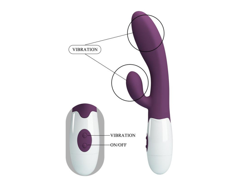 Alvis Vibrador 30 funciones Purpura